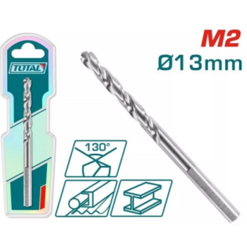 TOTAL - BURGHIU PENTRU METAL M2 HSS - 13MM (INDUSTRIAL)