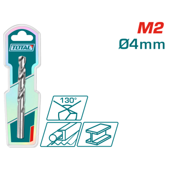 TOTAL - BURGHIU PENTRU METAL M2 HSS - 4MM