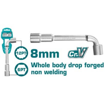 TOTAL - CHEIE TUBULARA TIP L - 8MM (INDUSTRIAL)