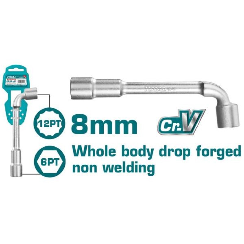 TOTAL - CHEIE TUBULARA TIP L - 8MM (INDUSTRIAL)