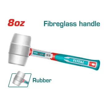 TOTAL - CIOCAN DE CAUCIUC ALB - 220G