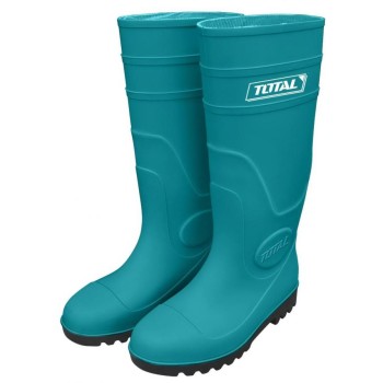 TOTAL - CIZME CAUCIUC CU BOMBEU METALIC DE PROTECTIE - 45 (CLASA SB)