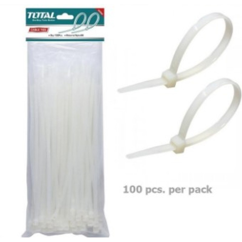TOTAL - COLIERE DE PLASTIC - 100BUC - 9X800MM NYLON 66
