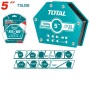 TOTAL - COLTARE MAGNETICE PENTRU SUDURA 5" 30-150