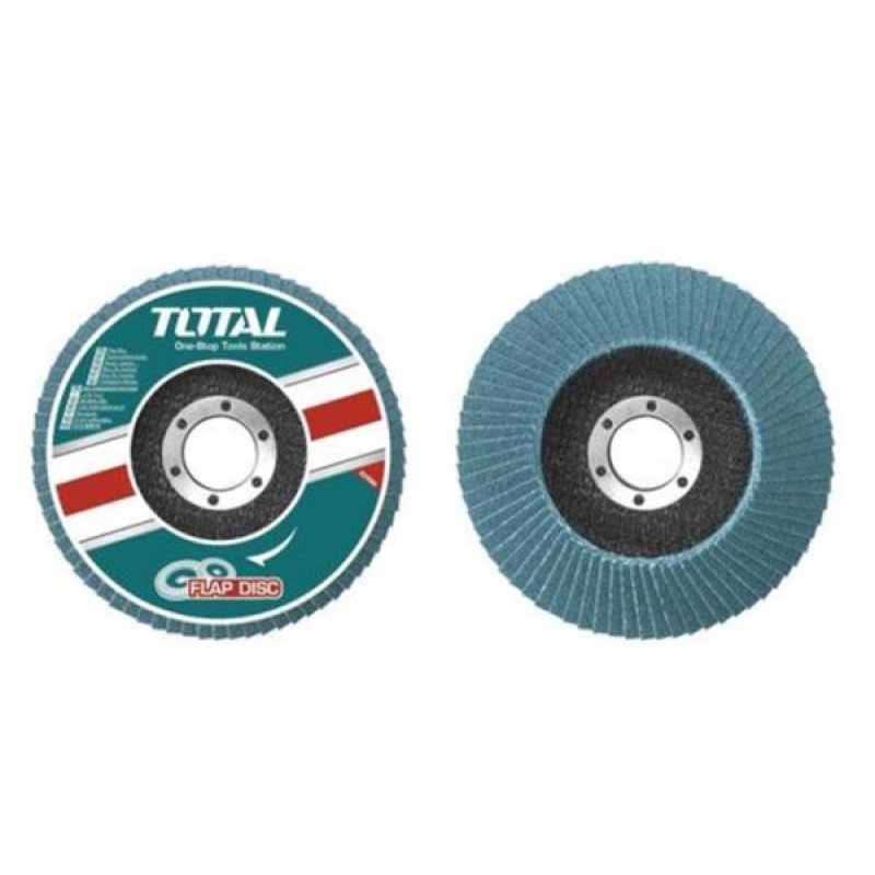 TOTAL - DISC ABRAZIV CU ZIRCONIU 115MMX22MM , P60