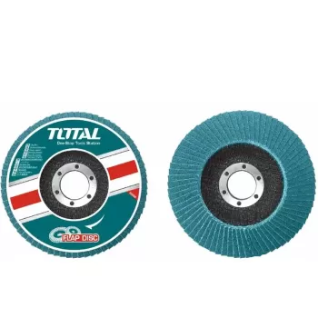 TOTAL - DISC ABRAZIV CU ZIRCONIU 115MMX22MM , P80