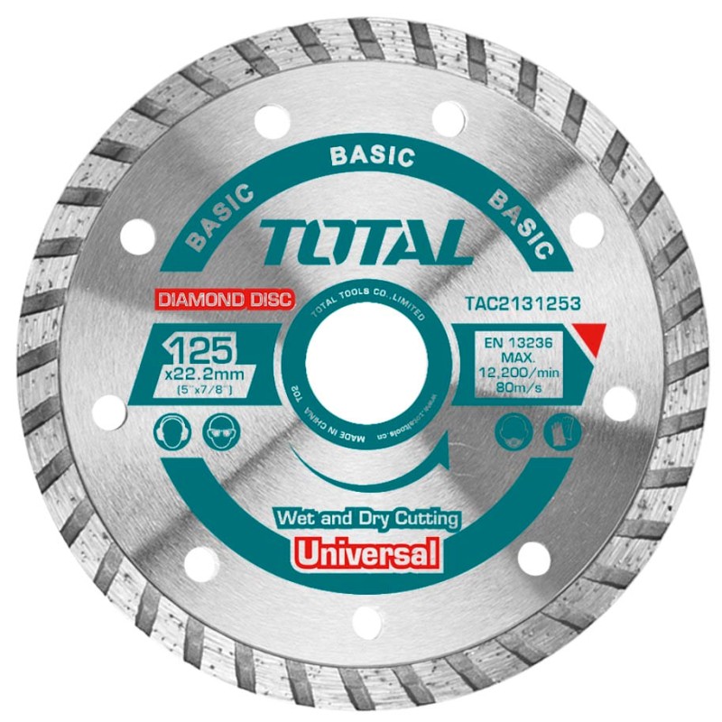 TOTAL - DISC DEBITARE BETON - 125MM