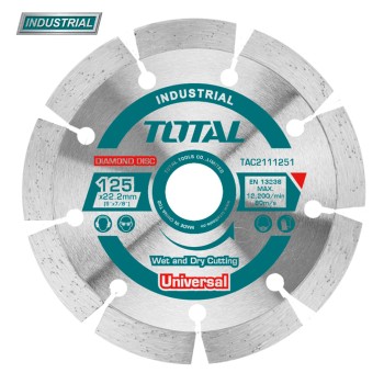 TOTAL - DISC DEBITARE BETON - 125MM (INDUSTRIAL)