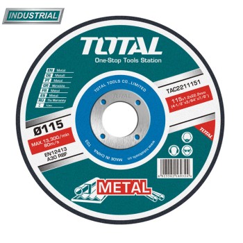 TOTAL - DISC DEBITARE METALE - 115MM