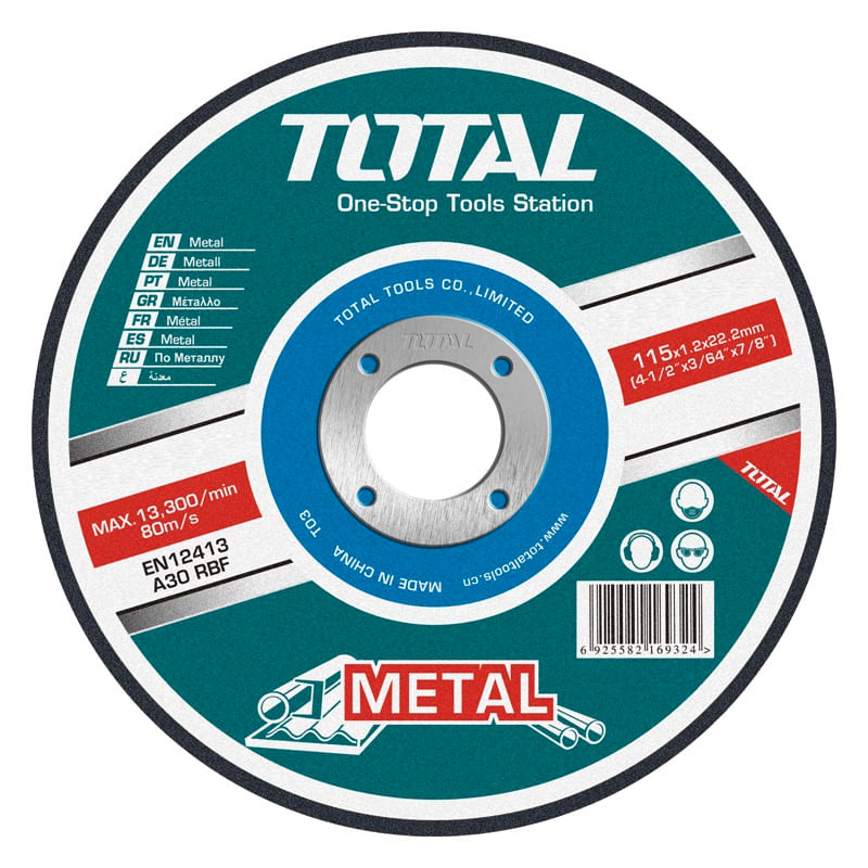 TOTAL - DISC DEBITARE METALE - 125MM