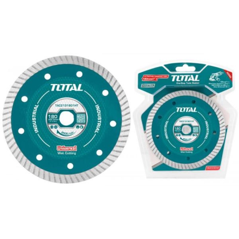 TOTAL - DISC DIAMANTAT ULTRASUBTIRE - 180X22.2MM (INDUSTRIAL)