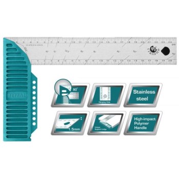 TOTAL - ECHER DIN OTEL INOXIDABIL - 300MM