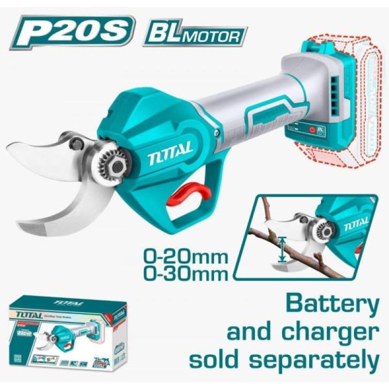TOTAL - FOARFECA DE CRENGI ELECTRICA 20V PS20 (NU INCLUDE ACUMULATOR SI INCARCATOR)