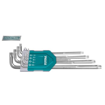 TOTAL - SET 9 CHEI IMBUS TORX - T10-T50 - CR-V/ BRAT LUNG (INDUSTRIAL)