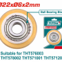 TOTAL - LAMA TAIERE - CARBID TUNGSTEN - CU RULMENT - COMPATIBIL CU THT576003  THT578002 THT571001  T