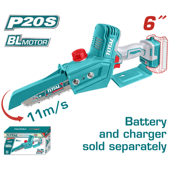 TOTAL - MINI DRUJBA - 6"- LI-ION - 20V (NU INCLUDE ACUMULATOR SI INCARCATOR)