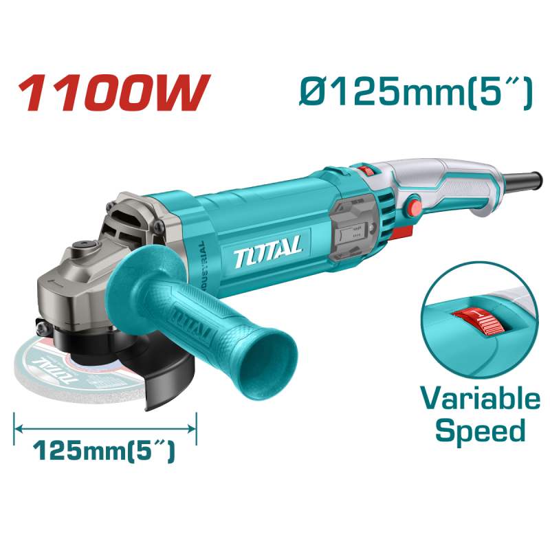 TOTAL - POLIZOR UNGHIULAR - 125MM - 1100W