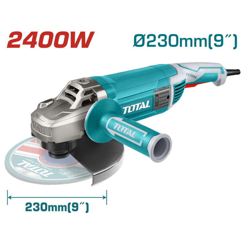 TOTAL - POLIZOR UNGHIULAR - 230MM - 2400W (INDUSTRIAL)