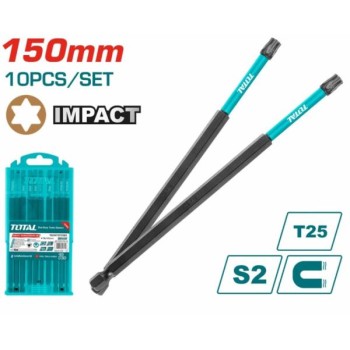 TOTAL - SET 10 BITI DE IMPACT PENTRU SURELNITA 150MM