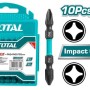 TOTAL - SET 10 BITI DE IMPACT PH2XPH2X65MM