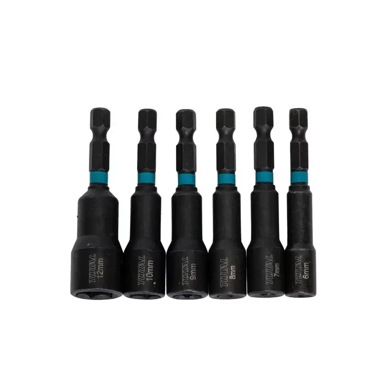 TOTAL - SET 6 CHEI -1/4" HEX - 65MM