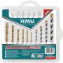 TOTAL - SET BURGHIE PENTRU METAL/BETON SI BITURI: 16 BUC