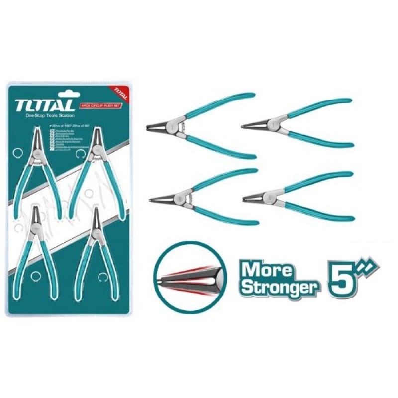 TOTAL - SET CLESTI PENTRU SIGURANTE - 4 BUC - 5"/125MM (INDUSTRIAL)