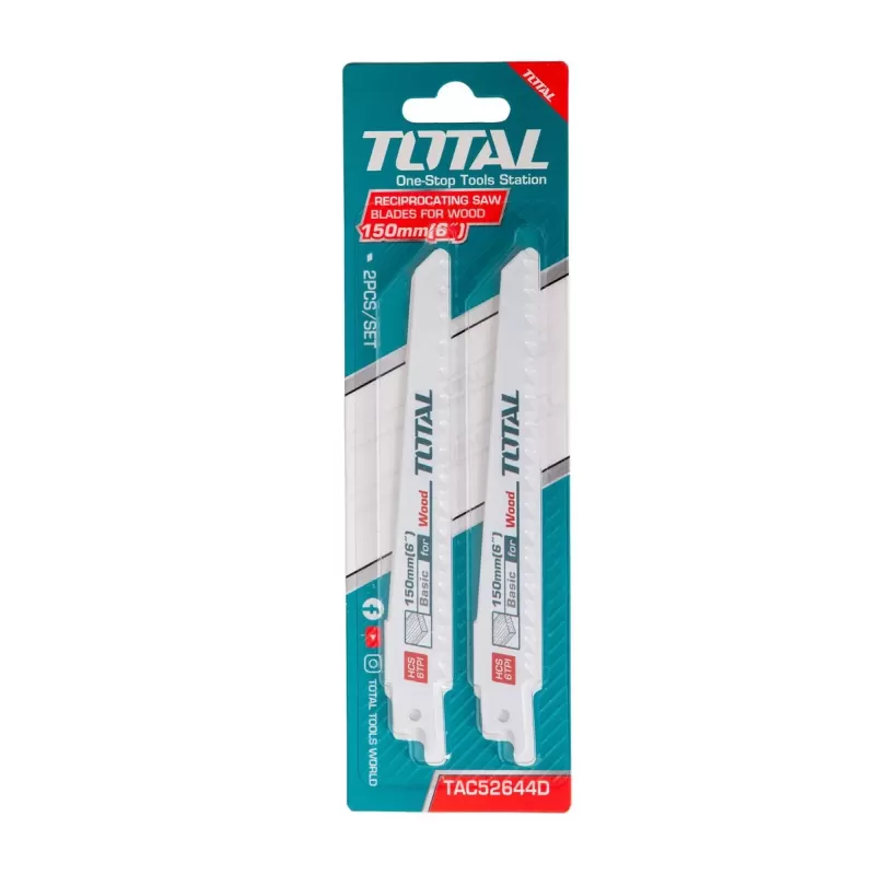 TOTAL - SET LAME FIERASTRAU SABIE - LEMN - 150MM