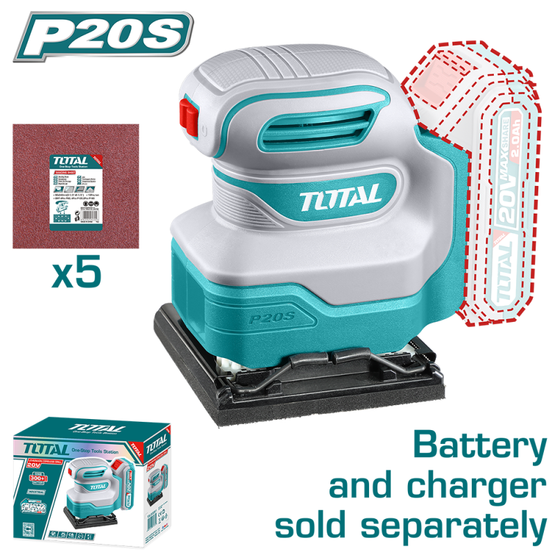 TOTAL -  SLEFUITOR 20V (NU INCLUDE ACUMULATOR SI INCARCATOR)