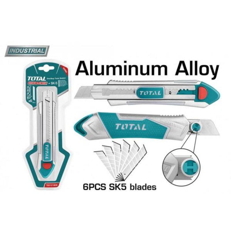 TOTAL - CUTTER - 18MMX100MM - 185MM (INDUSTRIAL)