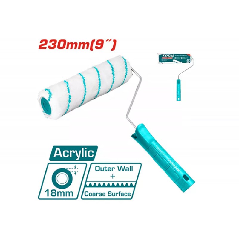 "TOTAL - Trafalet - acril -  230mm / 9"" - fibra 18mm"