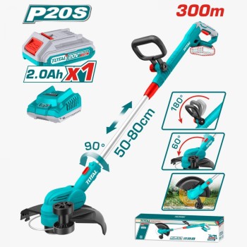 TOTAL - TRIMMER TUNS IARBA LI-ION 20V (INCLUDE ACUMULATOR, INCARCATOR)