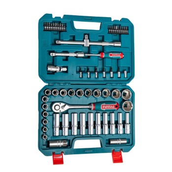 TOTAL - TRUSA DE CHEI TUBULARE 1/2" 62 PIESE