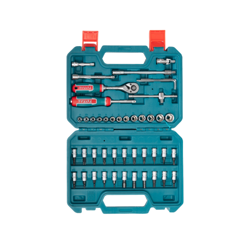 TOTAL - TRUSA DE CHEI TUBULARE 1/4 CU ANTRENOR 46 PIESE (INDUSTRIAL)