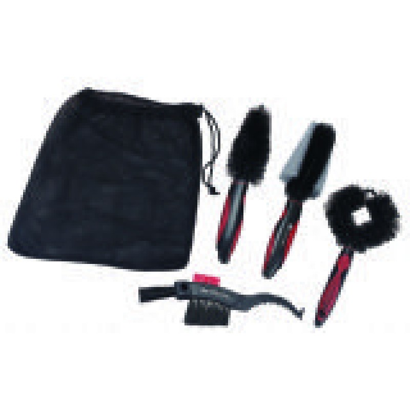 TRUSA PERII CURATARE BICICLETA - BIKE HAND  -  Plastic  -  4 bucati + saculet Model: YC-798