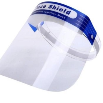 Viziera protectie plastic si burete