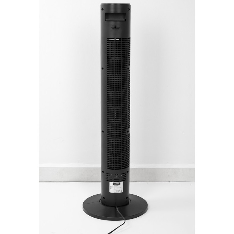 Ventilator turn Zilan ZLN-3901, Temporizator 12 ore, Termometru, Telecomanda, 3 viteze, 4 moduri de ventilatie, Putere 45W