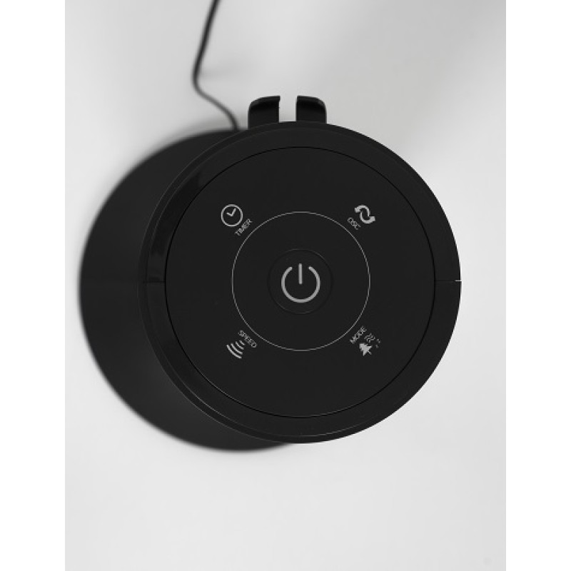 Ventilator turn Zilan ZLN-3901, Temporizator 12 ore, Termometru, Telecomanda, 3 viteze, 4 moduri de ventilatie, Putere 45W