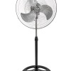 Ventilator cu picior FLORIA 3840,negru cu gri 3 in 1, Putere 55 W, 3 viteze, diametru 45 cm,