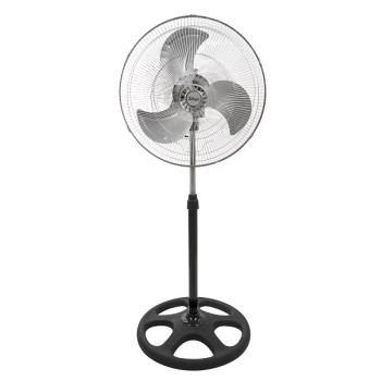 Ventilator cu picior FLORIA 3840,negru cu gri 3 in 1, Putere 55 W, 3 viteze, diametru 45 cm,