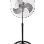 Ventilator cu picior FLORIA 3840,negru cu gri 3 in 1, Putere 55 W, 3 viteze, diametru 45 cm,