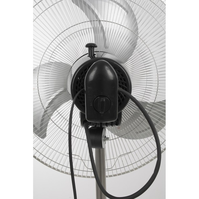 Ventilator cu picior FLORIA 3840,negru cu gri 3 in 1, Putere 55 W, 3 viteze, diametru 45 cm,