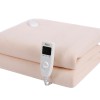 Patura ZLN-4114 crem cu incalzire electrica Soft Polar Fleece, 150X80 cm, 60 W, Temporizator 1-10 ore, ZILAN , Crem
