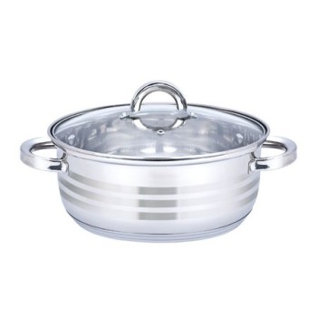 Oala cu capac Floria ZLN-4106, Inox, 24 x 9 cm, 4 L