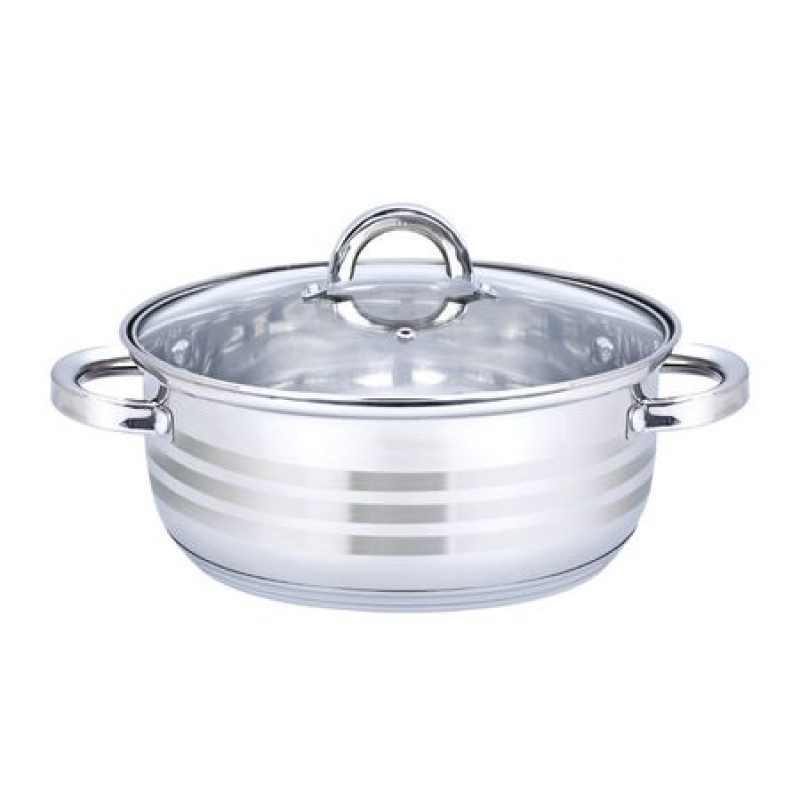Oala cu capac Floria ZLN-4106, Inox, 24 x 9 cm, 4 L