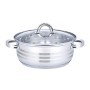 Oala cu capac Floria ZLN-4106, Inox, 24 x 9 cm, 4 L