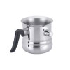 Ibric Floria ZLN-4076 pentru fiert lapte si ciocolata, 1.5 L, Inox, Pereti dubli si avertizare sonora