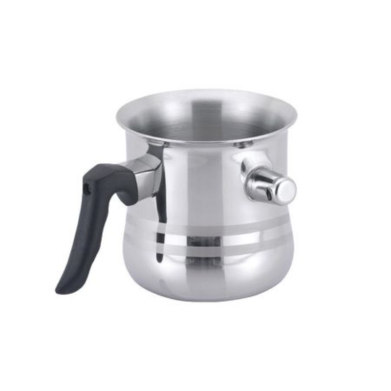Ibric Floria ZLN-4076 pentru fiert lapte si ciocolata, 1.5 L, Inox, Pereti dubli si avertizare sonora