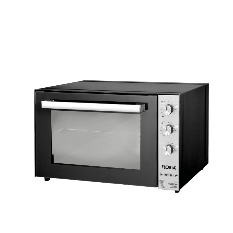 Cuptor electric Floria ZLN-3741, Capacitate 70L, Putere 2000W, Geam dublu, Temporizator 90 min, Temperatura maxima 230 grade celsius