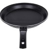 Tigaie aluminiu grill Zilan ZLN-2126, diametru 28 cm, interior teflon